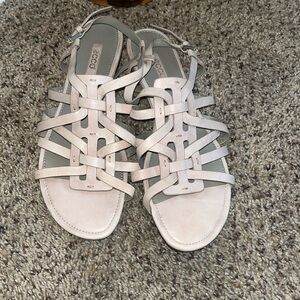 Ecco gladiator sandal in blush nude size 42